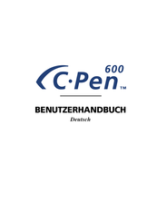 C-Pen C-Pen 600 Benutzerhandbuch