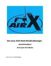 Air X Marine Benutzerhandbuch