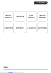 Küppersbusch IGV 456.1 Benutzerinformation