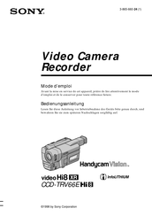 Sony Handycam Vision CCD-TRV66E Bedienungsanleitung