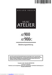 Roland Music Atelier AT900 Bedienungsanleitung