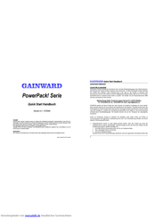 Gainward PowerPack! Serie Startanleitung