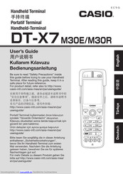 Casio DT-X7 M30E Bedienungsanleitung