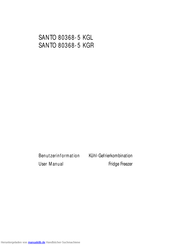 SANTO 80368-5 KGR Benutzerinformation