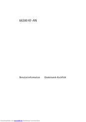 AEG Electrolux 66300 KF-AN Benutzerinformation