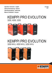 Kemppi Pro Evolution 3200 Gebrauchsanweisung