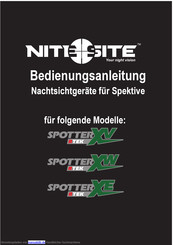 NITE SITE RTEK Spotter XW Bedienungsanleitung