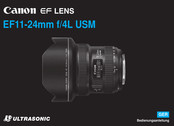 Canon EF11-24mm f/4L USM Bedienungsanleitung