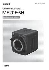 Canon ME20F-SH Bedienungsanleitung