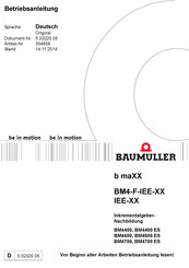 Baumuller 444496 Betriebsanleitung