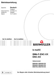 Baumuller 354842 Betriebsanleitung