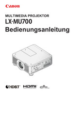 Canon LX-MU700 Bedienungsanleitung