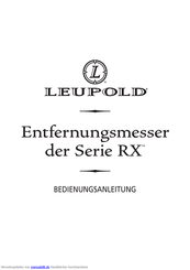 Leupold RX Serie Bedienungsanleitung
