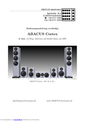ABACUS 15S Bedienungsanleitung