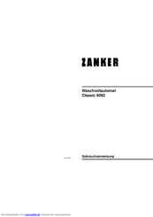 ZANKER Classic 6082 Gebrauchsanweisung