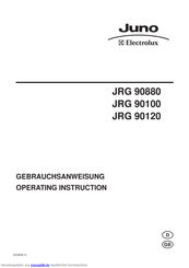 JUNO Electrolux JRG 90880 Gebrauchsanweisung