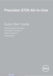 Dell Precision 5720 All-in-One Schnellstart Handbuch