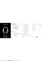 Dell Alienware 13 Schnellstart Handbuch