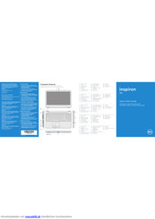 Dell Inspiron 15r 5521 Schnellstart Handbuch