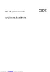 IBM EXP400 Installationshandbuch