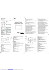 Samsung SUR40 Schnellinstallationsanleitung