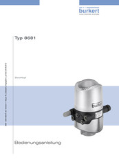 Burkert 8681 Bedienungsanleitung