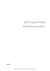 Dell Latitude D530 Schnellreferenzhandbuch