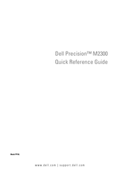 Dell Precision M2300 Schnellreferenzhandbuch