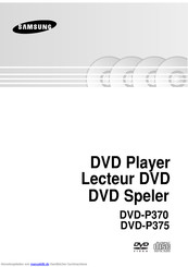 Samsung DVD-P370 Bedienungsanleitung