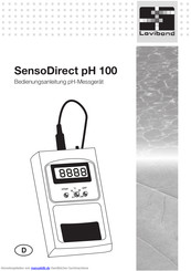 Lovibond SensoDirect pH 100 Bedienungsanleitung