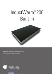 Gastros InductWarm 200 Built-in Betriebsanleitung