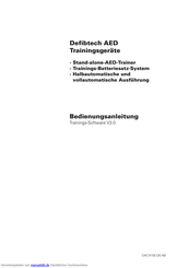 Defibtech AED DAC-515E-DE-AB Bedienungsanleitung