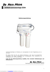 Aqua Medic S300 Bedienungsanleitung
