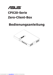 Asus CPX20-Serie Bedienungsanleitung