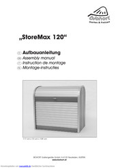 BIOHORT StoreMax 120 Aufbauanleitung