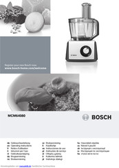 Bosch MCM64080 Gebrauchsanleitung