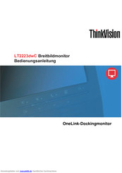 ThinkVision 60A9-MAR2-WW Bedienungsanleitung