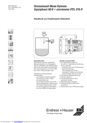 Endress+Hauser Liquiphant M + FEL 57 Handbuch
