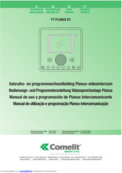 Comelit FT PLANUX 03 Bedienungs- Und Programmieranleitung