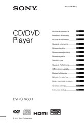 Sony DVP-SR760H Referenz-Anleitung
