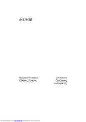 AEG Electrolux A43210GT Benutzerinformation