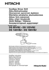 Hitachi DS 14DVB2 Bedienungsanleitung