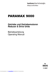 Sumitomo PARAMAX 9000 Betriebsanleitung
