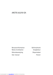 AEG Electrolux ARCTIS 65270 GA Benutzerinformation
