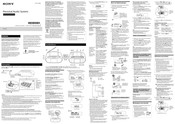 Sony CFD-S70 Bedienungsanleitung