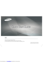 Samsung I80 Schnellstartanleitung