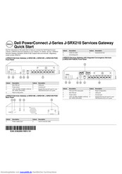 Dell PowerConnect J-SRX210H-POE Schnellstart Handbuch