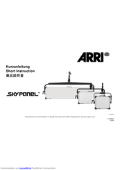 ARRI skypanel Kurzanleitung
