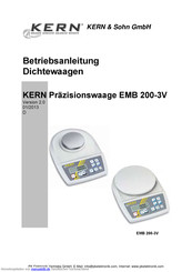 KERN EMB 2000-2V Betriebsanleitung