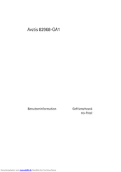 AEG Electrolux Arctis 82968-GA1 Benutzerinformation